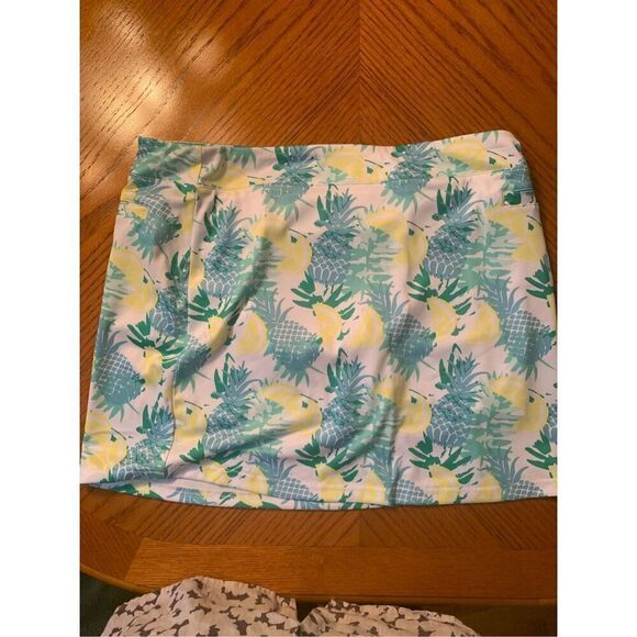 Pebble Beach Dry-Luxe Performance Size Large Stretch Waist Skort Tropical - Picture 8 of 8